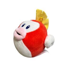 Super Mario Kart Cheep Cheep Fish 4" Plush Doll 2024 Nintendo Good Stuff Tag
